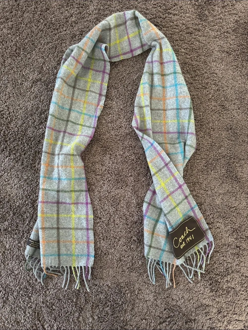 Coach Wool/Cashmere Scarf